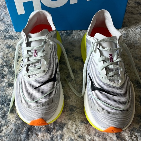 Hoka men’s Sneakers - Gray and Neon Yellow - Picture 2 of 7